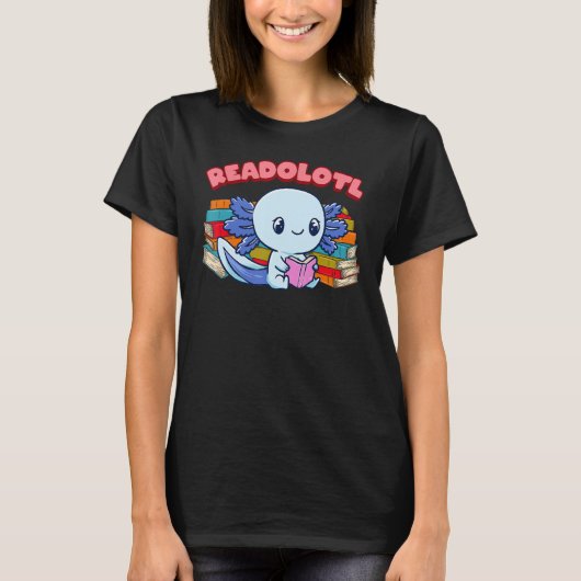 Amphibien-Buchwurm-Funny T-Shirt (Vorderseite)