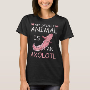 Amphibien-Geist-Tier-Salamander Axolot T-Shirt