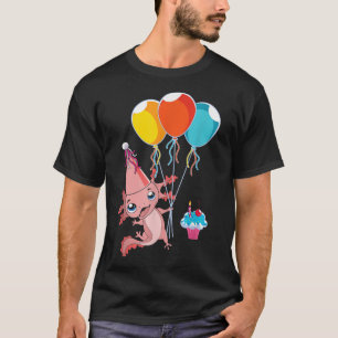 Amphibien Salamander Süße Tier Kindergeburtstag Ax T-Shirt