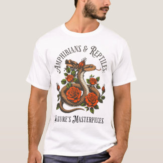 Amphibien und Reptilien Natur Herpetologie T-Shirt
