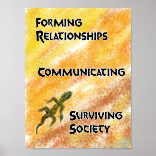 Amphibienautismus: Trockenland Poster (Vorne)