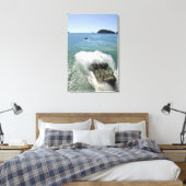 Amphibienfahrzeuge verlassen das Brunnendeck Leinwanddruck (Insitu (Schlafzimmer))