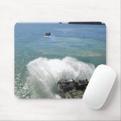 Amphibienfahrzeuge verlassen das Brunnendeck Mousepad (Mit Mouse)