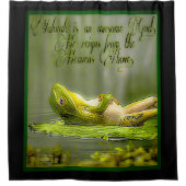 Amphibienmodelle: Frosch Laze 01-02 Duschvorhang (Vorderseite)