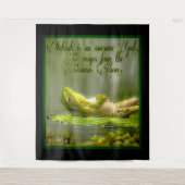 Amphibienmodelle: Frosch Laze 01-02 Wandteppich (Vorderseite)