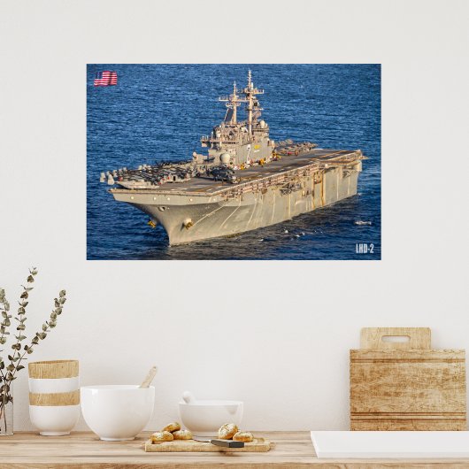 AMPHIBIOUS-ASSAULT-SCHIFF - LHD-2 POSTER (Küche)