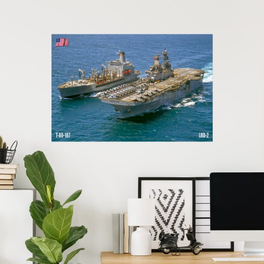 AMPHIBIOUS-ASSAULT-SCHIFF - LHD-2 POSTER (Heimbüro)