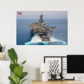 AMPHIBIOUS-ASSAULT-SCHIFF - LHD-3 POSTER (Heimbüro)