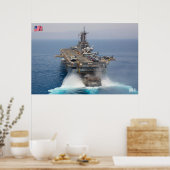 AMPHIBIOUS-ASSAULT-SCHIFF - LHD-3 POSTER (Küche)