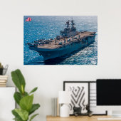 AMPHIBIOUS-ASSAULT-SCHIFF - LHD-6 POSTER (Heimbüro)