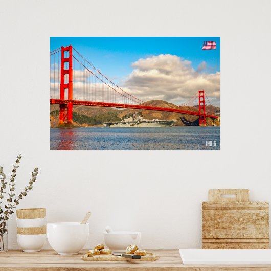 AMPHIBIOUS-ASSAULT-SCHIFF - LHD-6 POSTER (Küche)