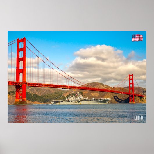 AMPHIBIOUS-ASSAULT-SCHIFF - LHD-6 POSTER (Vorne)