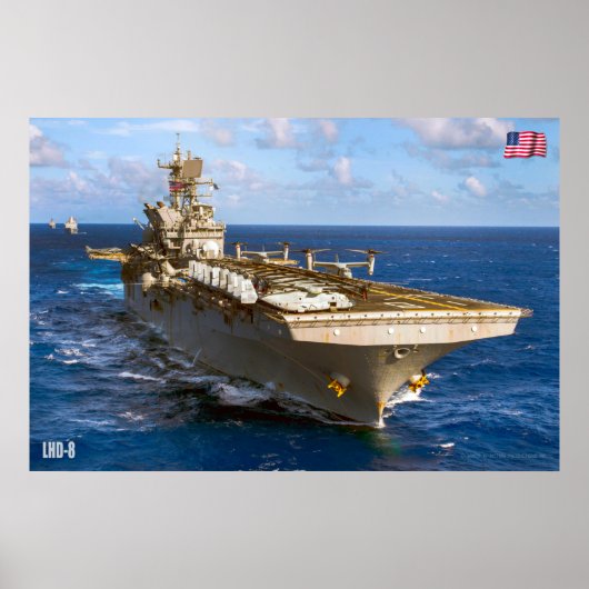 AMPHIBIOUS-ASSAULT-SCHIFF - LHD-8 POSTER (Vorne)