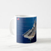AMPHIBIOUS ASSAULT SHIP - LHD-3-Tasse Kaffeetasse (Vorderseite Links)