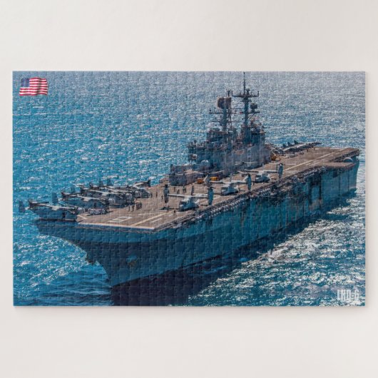AMPHIBIOUS ASSAULT SHIP - LHD 6 (20 x 30 INCH) Puzzle (Horizontal)