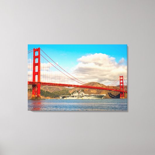 AMPHIBIOUS ASSAULT SHIP - LHD-6 24x36 Leinwanddruck (Vorderseite)