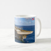 AMPHIBIOUS ASSAULT SHIP - LHD-8-Tasse Kaffeetasse (VorderseiteRechts)