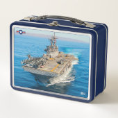 AMPHIBIOUS ASSAULT SHIP - LHD METALL BROTDOSE (Vorderseite)