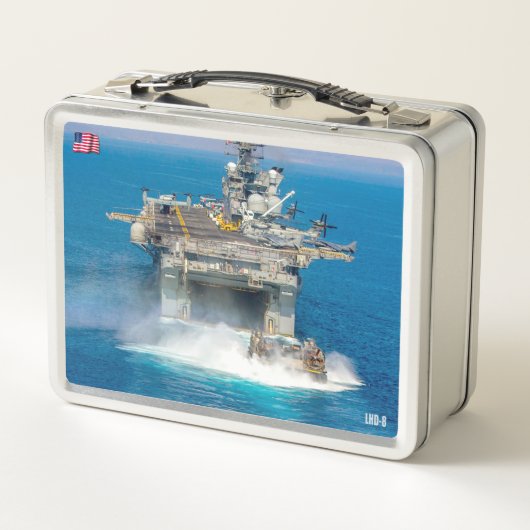 AMPHIBIOUS ASSAULT SHIP - LHD METALL BROTDOSE (Rückseite)