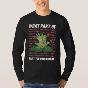 Amphibischer Toad Frog Herpetology Tadpoles 1 T-Shirt