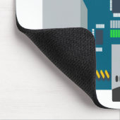 Amphisbaena zwei Plattform dttn Knotenvektor Mousepad (Ecke)