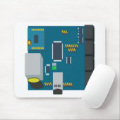 Amphisbaena zwei Plattform dttn Knotenvektor Mousepad (Mit Mouse)