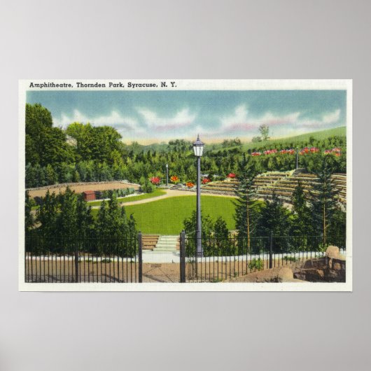Amphitheater-Ansicht des Thornden Park Poster (Vorne)