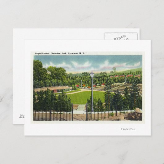Amphitheater-Ansicht des Thornden Park Postkarte (Vorne/Hinten)