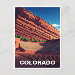Amphitheater Colorado Rocks Postkarte