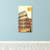 Amphitheater Colosseum Leinwanddruck (Insitu (Holzboden))