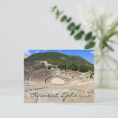 Amphitheater im antiken Ephesus - Moderne Türkei Postkarte (Stehend Vorderseite)
