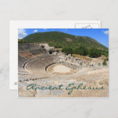 Amphitheater im antiken Ephesus - Moderne Türkei Postkarte (Vorne/Hinten)