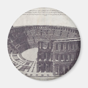 Amphitheater in Verona an der Piazza Bra Magnet
