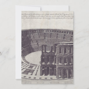 Amphitheater in Verona auf der Piazza Bra Dankeskarte