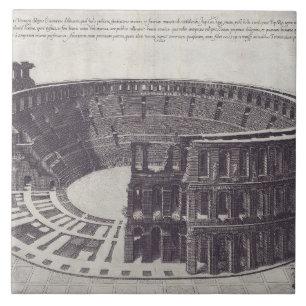 Amphitheater in Verona auf der Piazza Bra Fliese