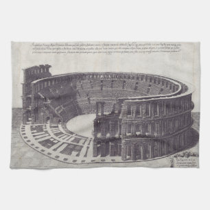 Amphitheater in Verona auf der Piazza Bra Geschirrtuch