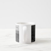 Amphitheater Kalksteinbruch auf der Krim Espressotasse (Rückseite)