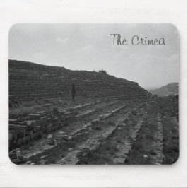 Amphitheater Kalksteinbruch auf der Krim Mousepad