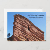 Amphitheater Morrison, Colorado Postkarte (Vorne/Hinten)