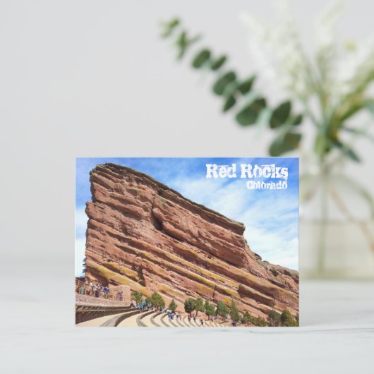 Amphitheater Rock Postkarte (Stehend Vorderseite)
