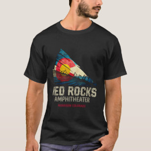 Amphitheater Rocks - Colorado C - Staatsflagge T-Shirt