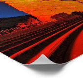 Amphitheater Rocks Poster (Ecke)