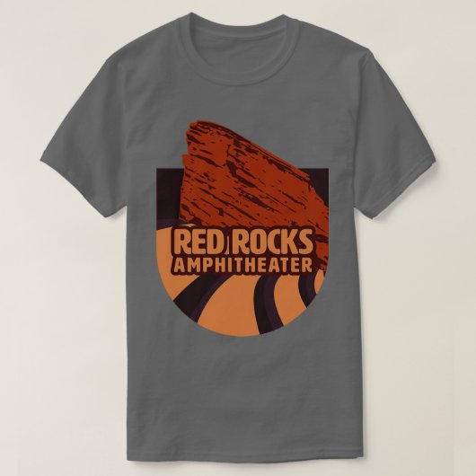 Amphitheater Rote Felsen 1 T-Shirt (Design vorne)