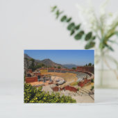 Amphitheater Taormina 1 Postkarte (Stehend Vorderseite)