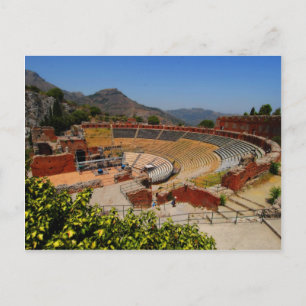 Amphitheater Taormina 1 Postkarte