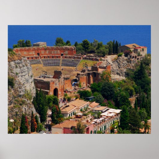 Amphitheater Taormina 3 Poster (Vorne)