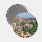 Amphitheater Taormina 4 Magnet (Vorderseite/Rückseite)