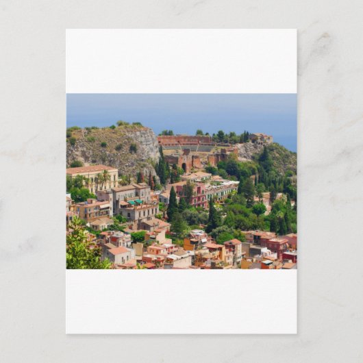 Amphitheater Taormina 4 Postkarte (Vorderseite)