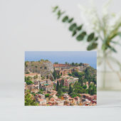 Amphitheater Taormina 4 Postkarte (Stehend Vorderseite)