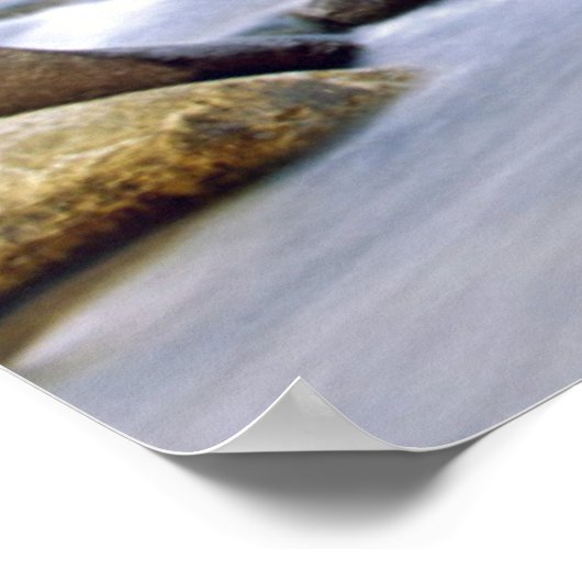 Amphitheater und Tugela in Drakensberg Poster (Ecke)